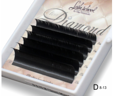 УЦЕНКА Ресницы "Diamond", черные, 0,10, D, MINI mix(8-13mm)