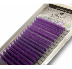 Ресницы "Silver" black-violet