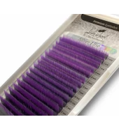 Ресницы "Silver" black-violet