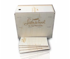 Лэшбокс "Lash School" на 10 планшетов 17*8,5см комплект