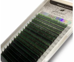 Ресницы "Silver" black-green