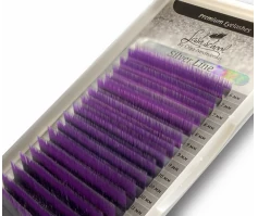 Ресницы "Silver" black-violet