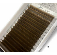 Ресницы "Silver" brown